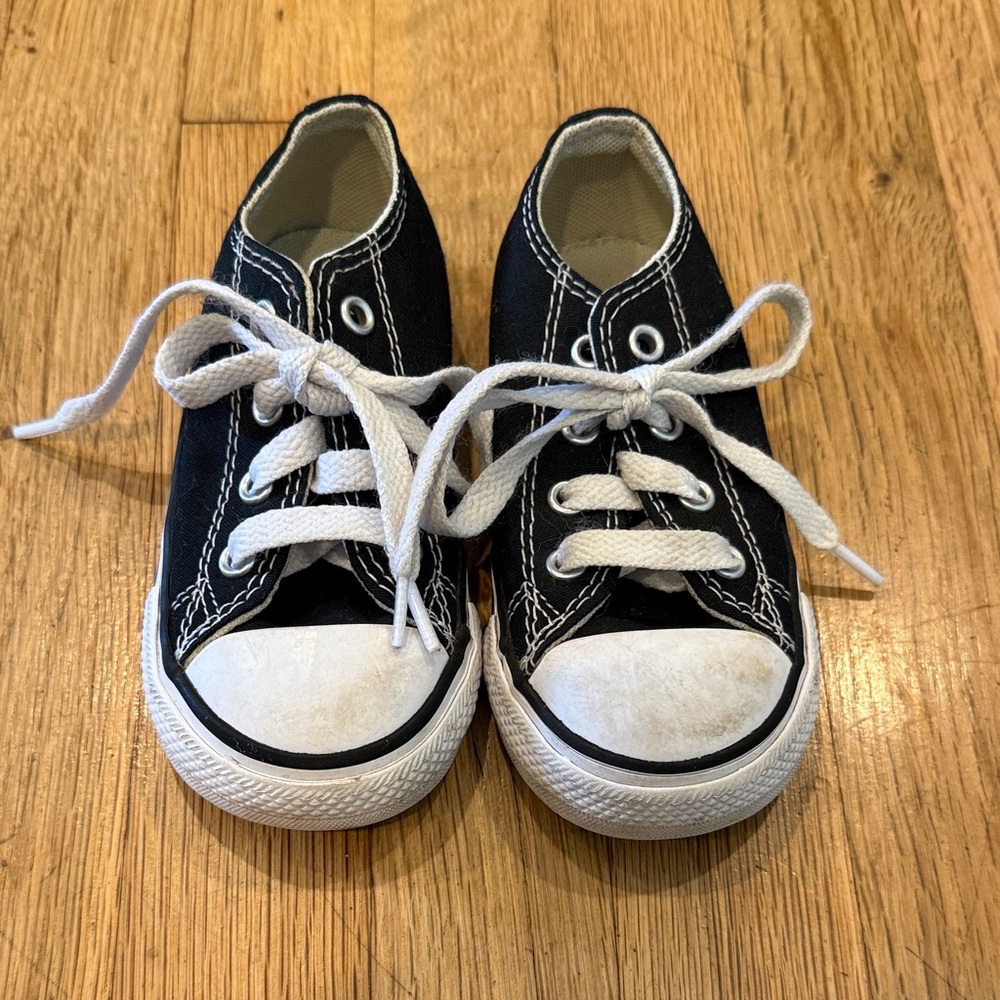 Converse Black and White Toddler Sneakers